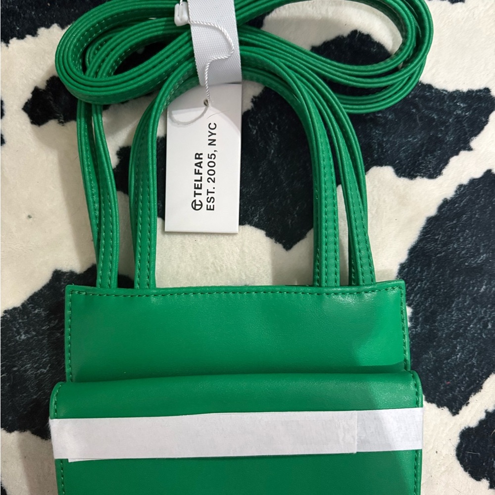 Telfar Green Mini Shopping Bag - Picture 5 of 7